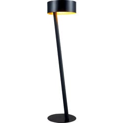 Noma vloerlamp zwart/goud, E27-fitting, lichtbron niet inbegrepen