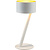 Lampe de table Mano blanc/or G9 excl