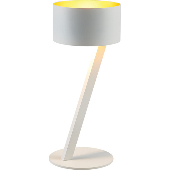Mano tafellamp wit/goud G9 excl