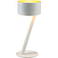 Lampe de table Mano blanc/or G9 excl