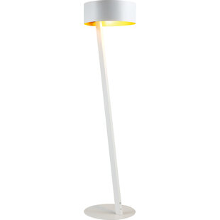 Mano vloerlamp wit/goud E27 excl