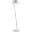 Fantasia Noma floor lamp white/gold, E27 socket (excl. light source), height 160 cm, diameter 40 cm, IP20