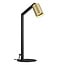 Fantasia Fantasia Tabor lámpara de mesa, 1 luz, negro con oro cepillado, aluminio, portalámparas GU10 sin bombilla