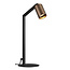 Fantasia Lampe de table Fantasia Tabora avec douille GU10 (ampoule non incluse), aluminium, noir et bronze brossé, hauteur 427 mm