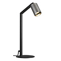 Tabore 1L table lamp GU10 (excl) black + brushed steel