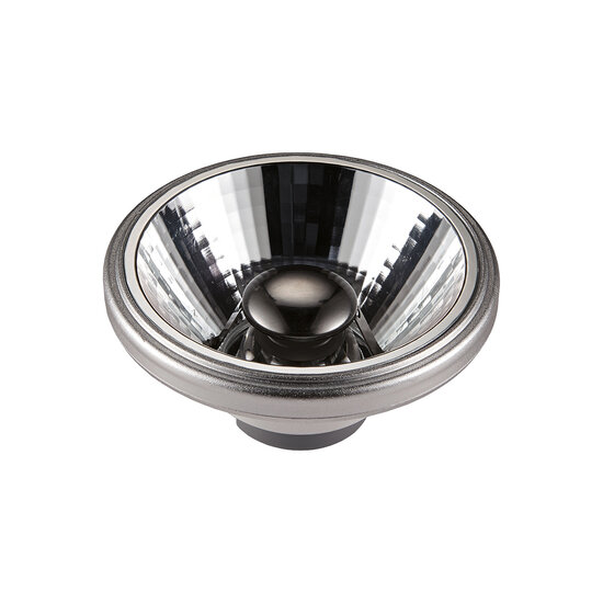 Fantasia Foco LED Fantasia AR111-F, COB, 12,4 vatios, 1386 lúmenes, 4000 kelvin blanco neutro, ángulo de haz 15°, plata