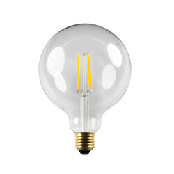 Globe LED E27 G125 6W Transparent 2500K Intensité variable