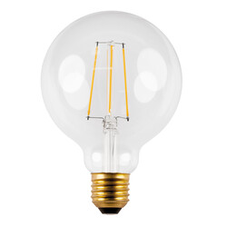 E27 LED Globe G95 6W Clear 2500K Dimmable