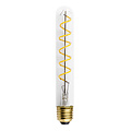 Fantasia Fantasia E27 LED filament lamp T30, spiral shape, 6 watt, clear glass, 2500K extra warm white light, dimmable, 30 mm diameter
