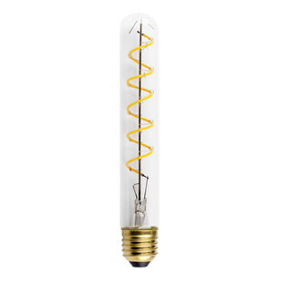 E27 LED Tube Spiral T30 6W Clear 230V 2500K Dimbaar