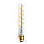 Fantasia Fantasia LED-Filamentlampe E27 T30, Spiralform, 6 Watt, Klarglas, 2500K extra warmweißes Licht, dimmbar, Durchmesser 30 mm