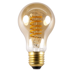 E27 LED Spirale A55 5W Ambre 2200K Dimmable