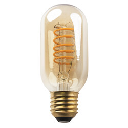 E27 LED Rustic Spiral T45 5W Amber 2200K Dimmable