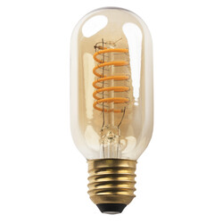 Fantasia Rustic Spiral T45 LED lamp E27 amber 2200K dimmable