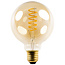 E27 LED Globe Spiral G95 5W Amber 2200K Dimmable