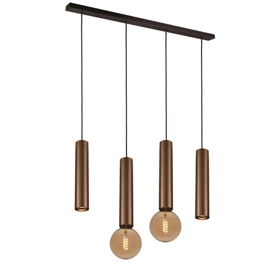 Fantasia Lámpara colgante Fantasia Taboron 4L, 2x GU10 y 2x E27 (excl.), aluminio, IP20, regulable