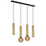 Taboro 4L hanging lamp 2xGU10 (excl) 2xE27 (excl) black + brushed gold