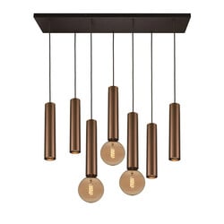 Fantasia Taboron hanging lamp 7-light black and brushed bronze