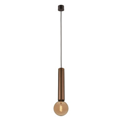 Suspension Tabora E27 (excl) noir + bronze brossé