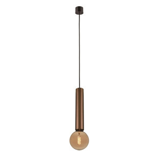 Suspension Tabora E27 (excl) noir + bronze brossé