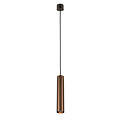 Tabora hanging lamp tube GU10 (excl) black + brushed bronze