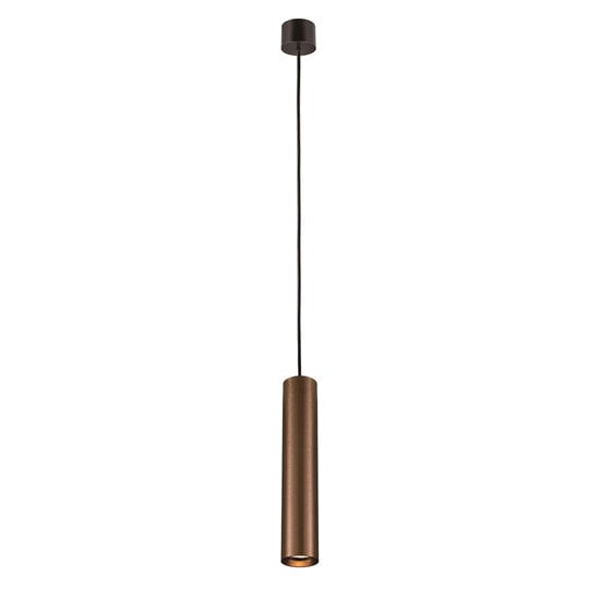 Fantasia Fantasia Tabora pendant lamp tube, black and brushed bronze, aluminium, GU10 (bulb excl.)