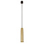 Fantasia Lámpara colgante Tabor de Fantasia, GU10 (excl.), aluminio, negro y oro cepillado, Ø 56 mm, IP20