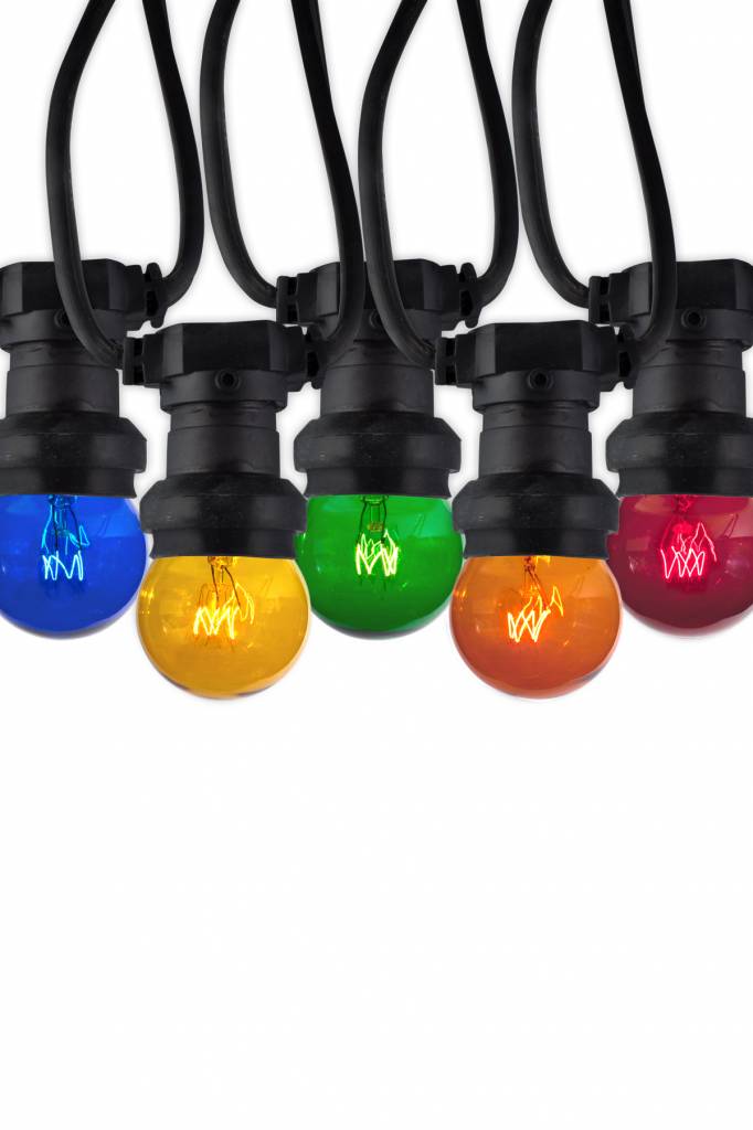 Ampoule couleur LED extérieure 10xLED IP44
