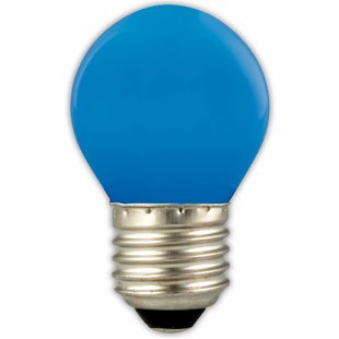 Lámpara bola LED color E27 1W (azul, amarillo, verde, naranja, rojo)