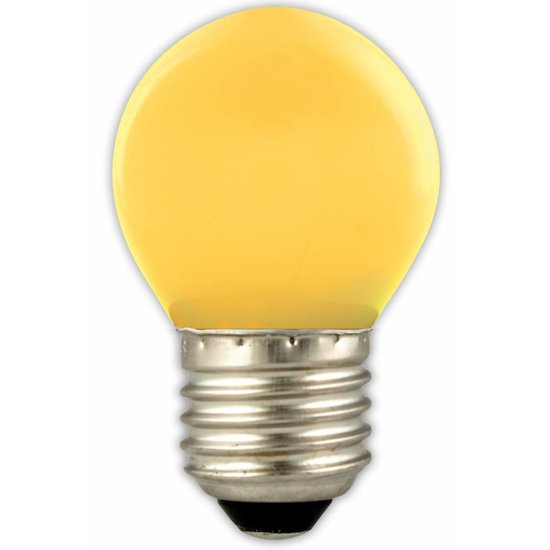 Gekleurde LED kogellamp E27 1W (blauw, geel, groen, oranje, rood)