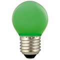 Gekleurde LED kogellamp E27 1W (blauw, geel, groen, oranje, rood)