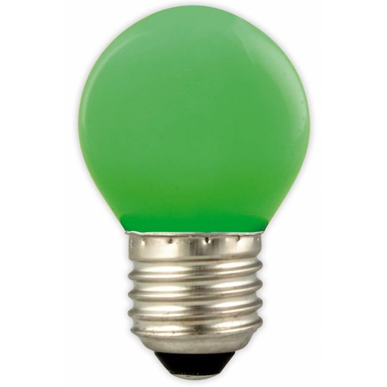 Gekleurde LED kogellamp E27 1W (blauw, geel, groen, oranje, rood)