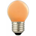 Gekleurde LED kogellamp E27 1W (blauw, geel, groen, oranje, rood)
