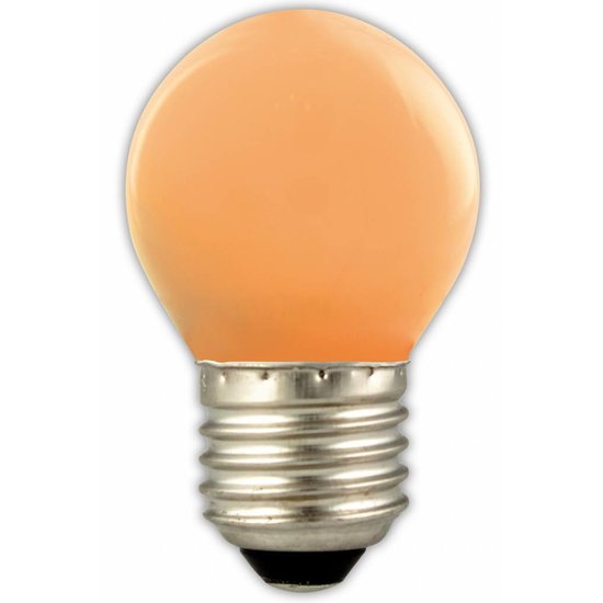 Gekleurde LED kogellamp E27 1W (blauw, geel, groen, oranje, rood)