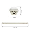 Spectrum LED Spectrum LED Wasserdichte Beleuchtung 52W 1,5 m NW oder CW 8900 Lumen, einfach anzuschließen - Ideal für Parkplätze und Arbeitsräume