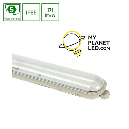 Spectrum LED Spectrum LED Wasserdichte Beleuchtung 52W 1,5 m NW oder CW 8900 Lumen, einfach anzuschließen - Ideal für Parkplätze und Arbeitsräume