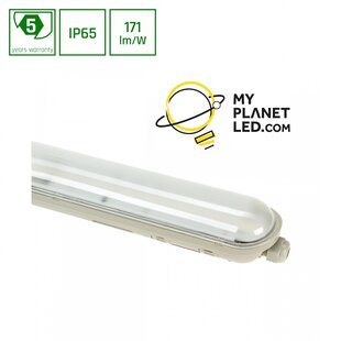 Iluminación impermeable de 1,2 m 38 W NW o CW 6600 lm fácil de conectar