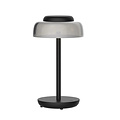 Fantasia Cyrus oplaadbare LED tafellamp, 3W 250 lumen, IP20, kunststof, zwart, incl. batterij