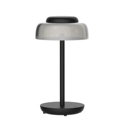 Lampe de table LED Chypre 3W 250Lm IP20, rechargeable, batterie incluse, noir