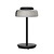 Cyprus LED table lamp 3W 250Lm IP20, rechargeable, battery incl., black