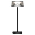 Fantasia Fantasia Argia rechargeable LED table lamp, 2W 230 lumen, IP44 splash-proof, black plastic