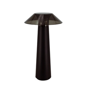 Lampe de table LED noire 1,6W 170Lm IP44, rechargeable, batterie incluse, noire