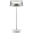 Fantasia Fantasia Argia lampe de table LED rechargeable pour extérieur, 2W, 230 lumens, IP44, blanc, batterie incluse
