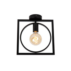 Suzy special black ceiling lamp with 1x E27