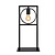 Lampe de table Suzy noire avec un design saisissant 1x E27