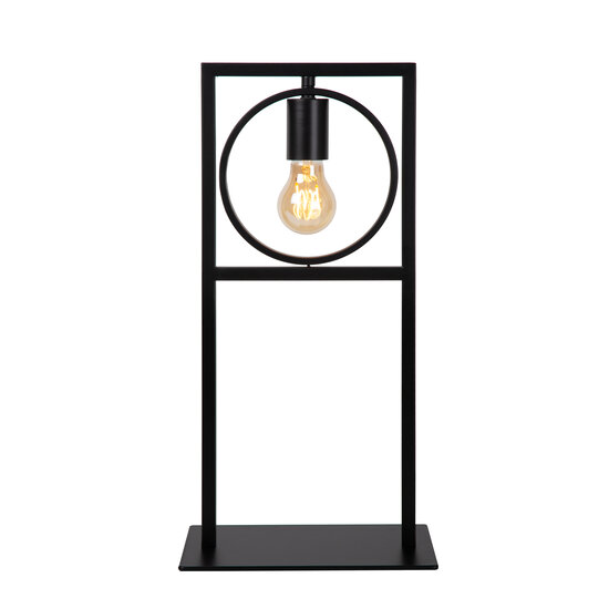 Suzy tafellamp zwart met opvallend design 1x E27