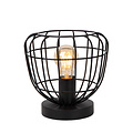 Felix table lamp with black metal structure E27