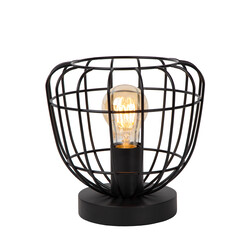 Felix table lamp with black metal structure E27