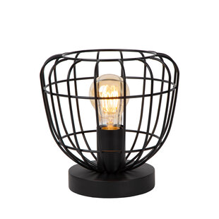 Lampe de table Felix avec structure en métal noir E27