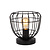 Felix table lamp with black metal structure E27